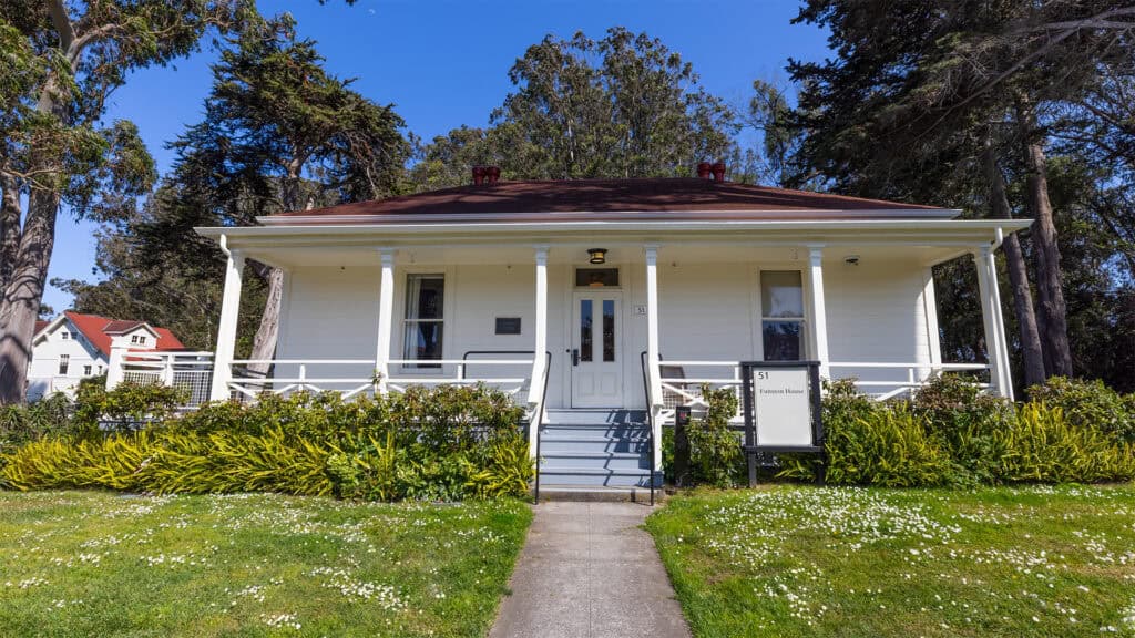 Presidio Lodging - Funston House Front - Professional Architectural Photography