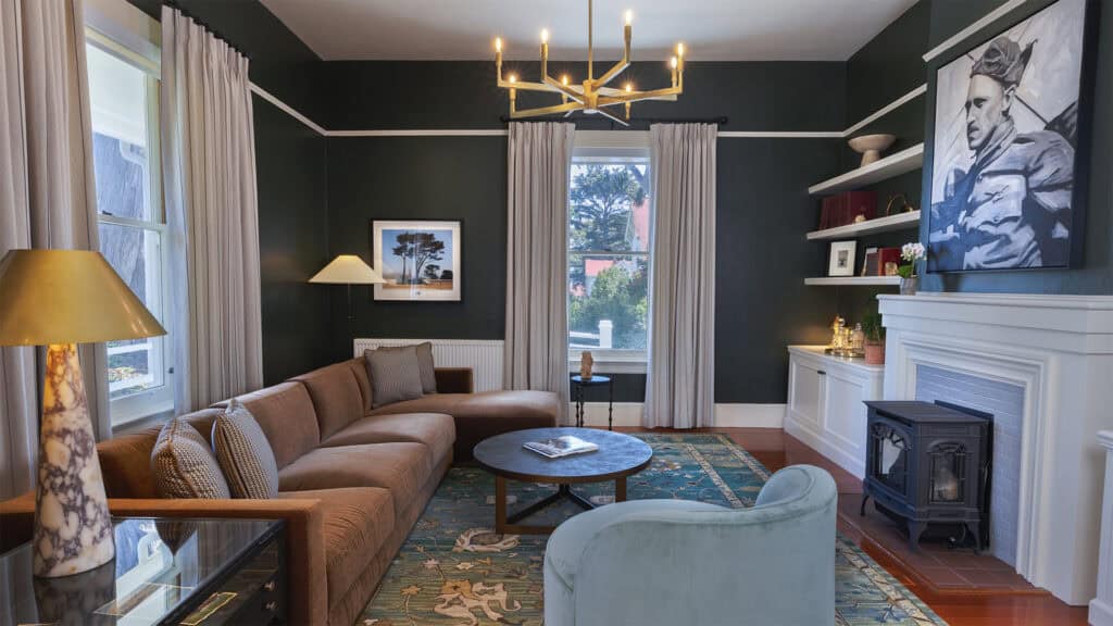 Presidio Lodging - Funston House Living Room - Professional Architectural Photography